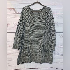 Women’s 100% Cotton Striped Eight Eight Eight Sweater 3X